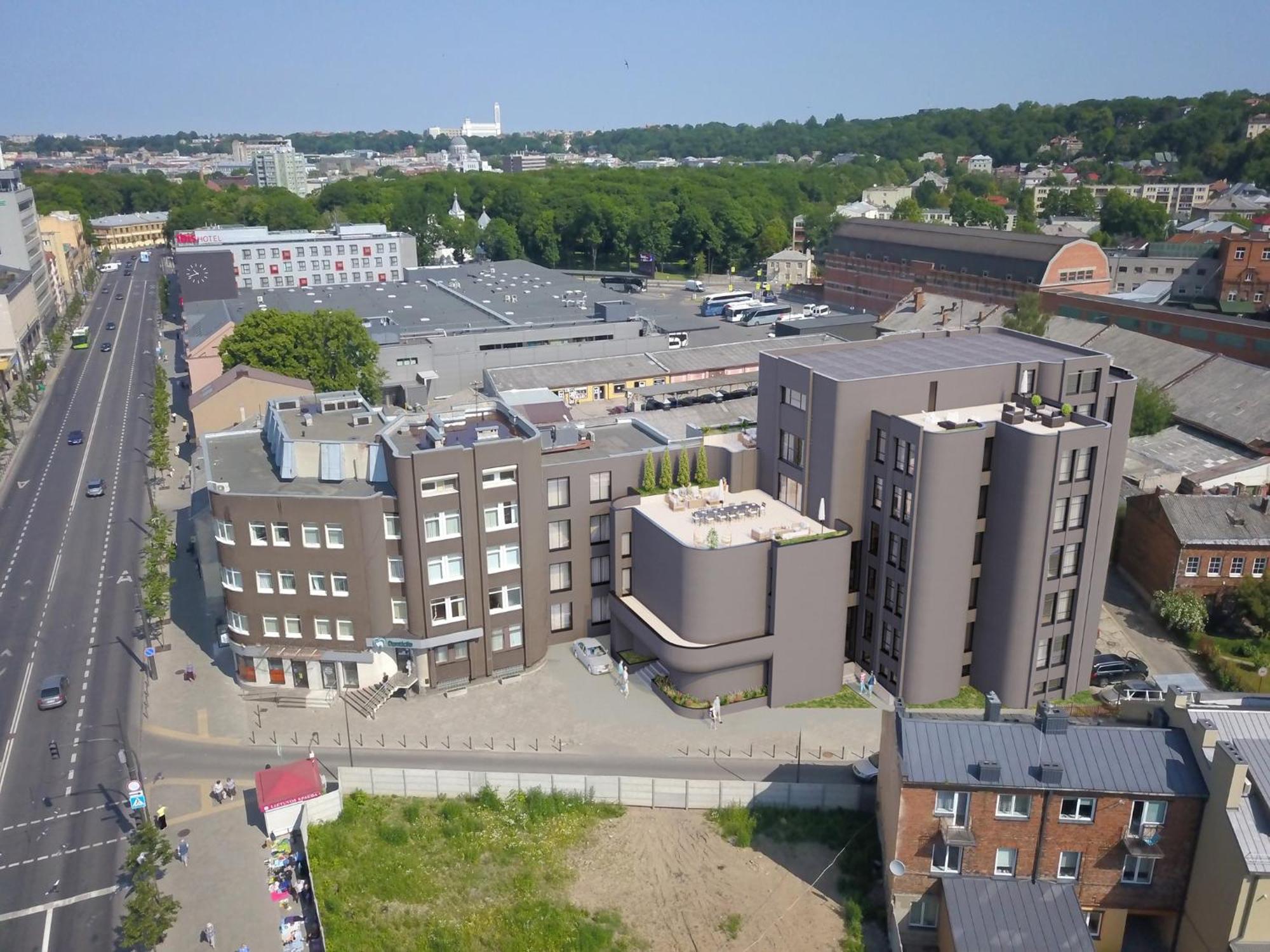 Cosy Panoramic Studio In The Center For 1-2 Pers. Kaunas Exterior photo